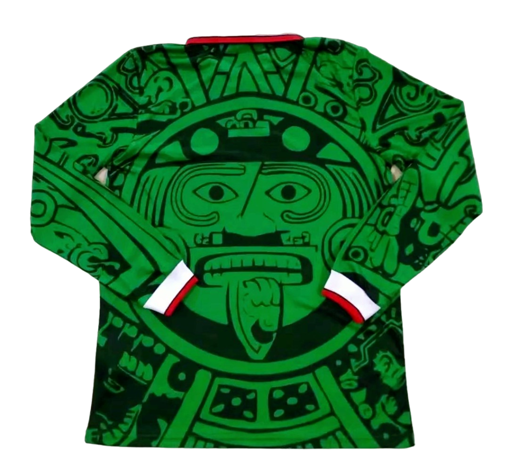 574db5_2000607de84b4a50bc5cfa621d810670mv2.webp Mexico 1998 Home Classic Long Sleeve Jersey - 图片 1