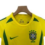 Brazil YOUTH 2002 Classic Home Jersey - 图片 2