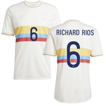 Richard Rios Colombia Centenary Special Edition Jersey - White