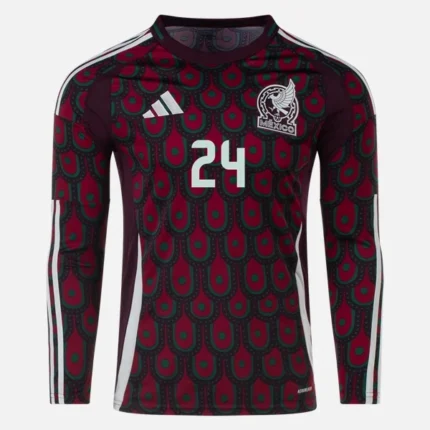 L. Chavez Mexico 24/25 Long Sleeve Home Jersey